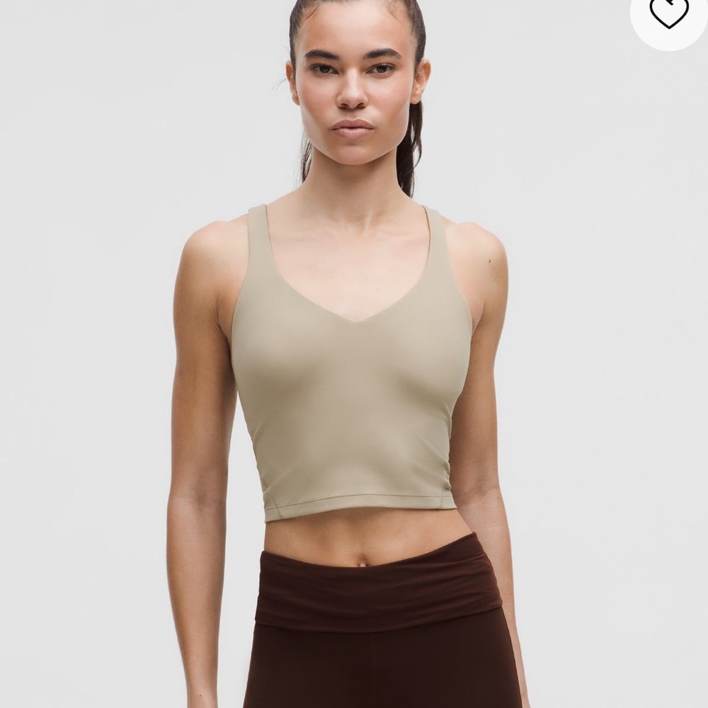 Lululemon align tank top in tan. Excellent used condition.